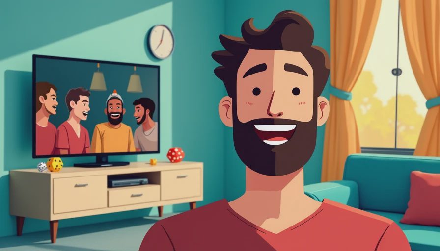 Illustration for party video games
