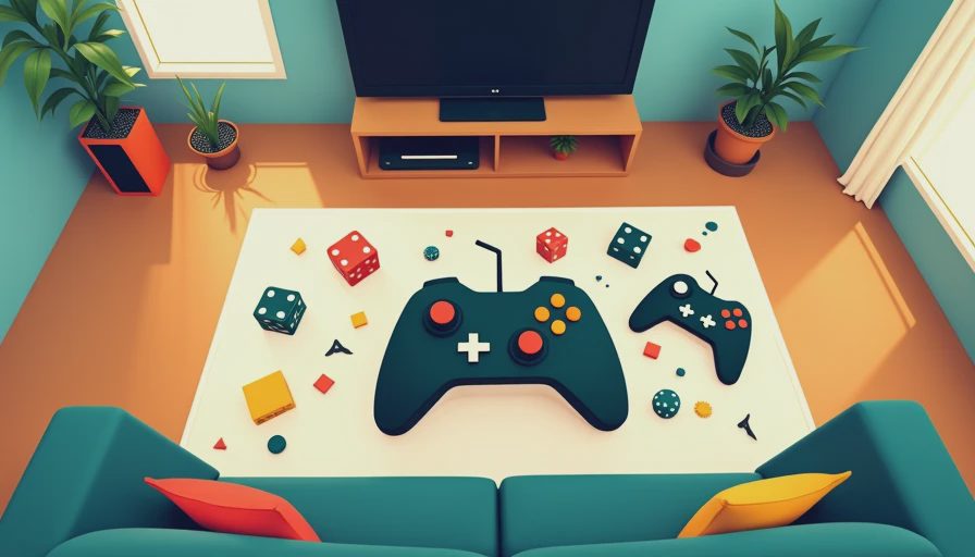 Visual context for party video games