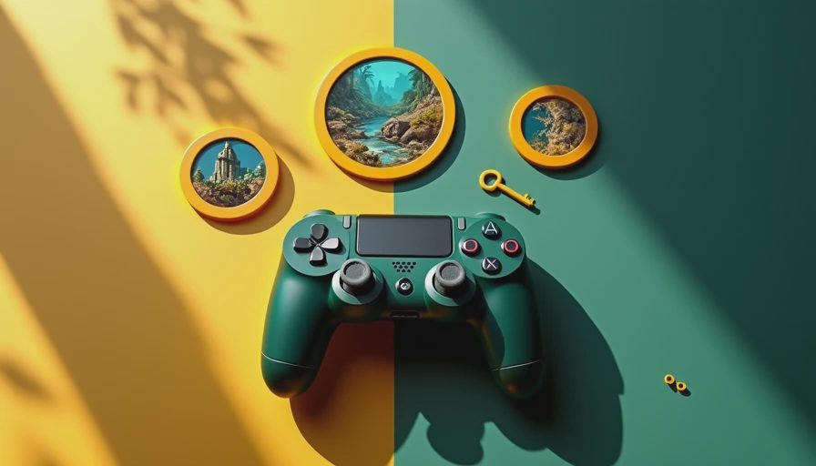 Visual context for games like bioshock
